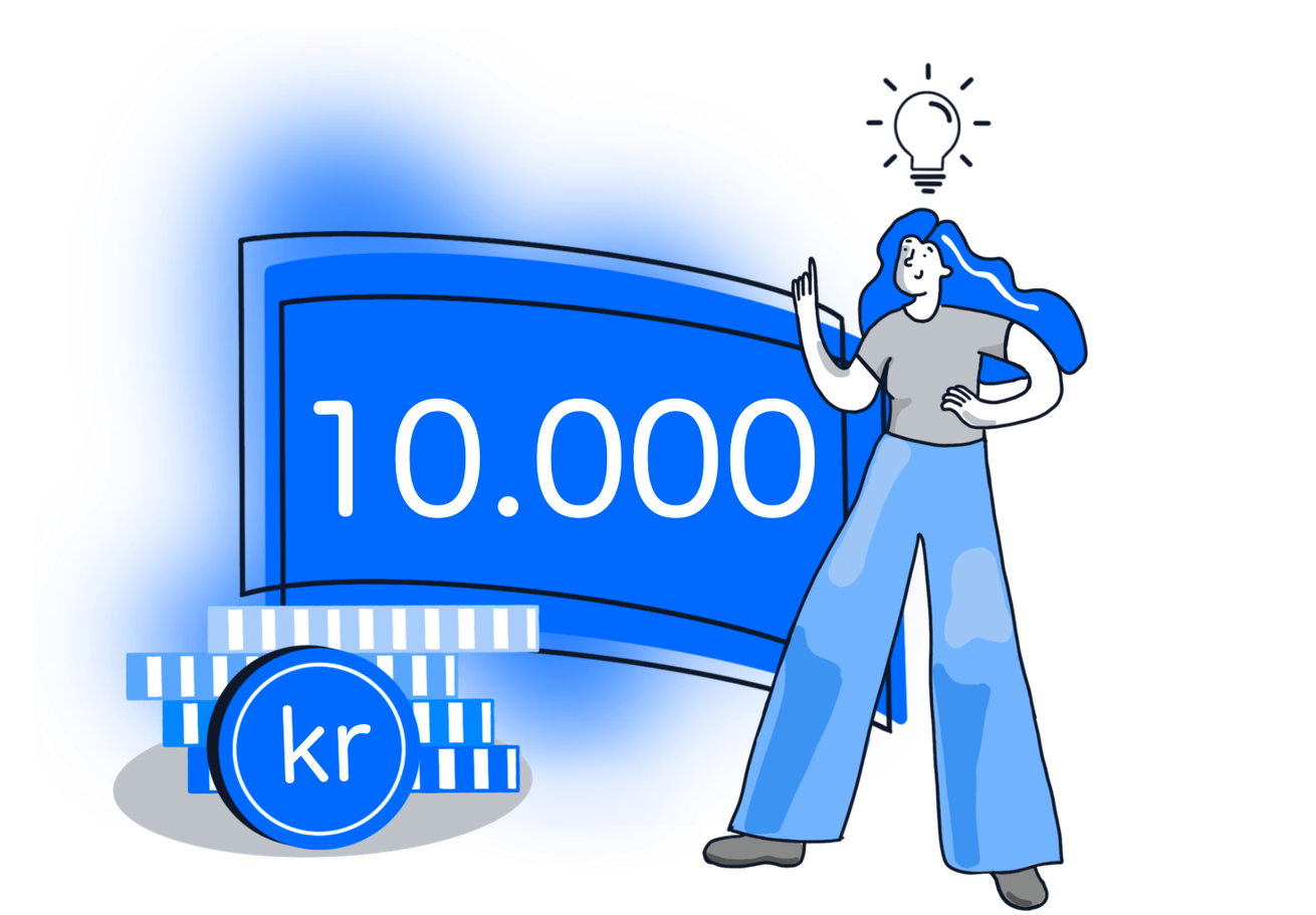 Lån på 10 000 kr